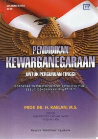 Image of Pendidikan Kewarganegaraan : Untuk Perguruan Tinggi