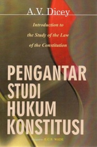 Image of Pengantar Studi Hukum Konstitusi